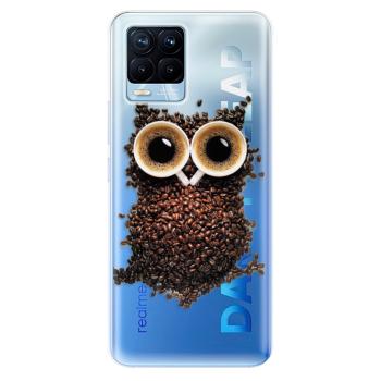 Odolné silikonové pouzdro iSaprio - Owl And Coffee - Realme 8 / 8 Pro