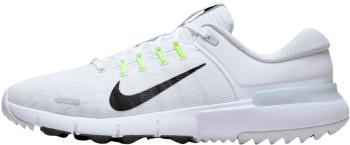 Nike Free Unisex White/Black/Pure Platinum/Wolf Grey 42,5 Pánské golfové boty