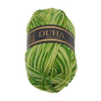 Fir textil DUHA verde deschis, verde închis , 50 g / 150 m