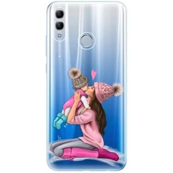 iSaprio Kissing Mom - Brunette and Girl pro Honor 10 Lite (kmbrugirl-TPU-Hon10lite)