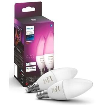 Philips Hue White and Color Ambiance 6W E14 set 2ks (929002294205)