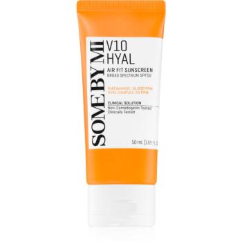 Some By Mi V10 Hyal Air Fit Sunscreen lehký ochranný krém na obličej SPF 50+ 50 ml