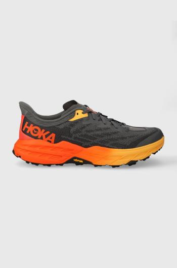 Běžecké boty Hoka Speedgoat 5 šedá barva, 1123157