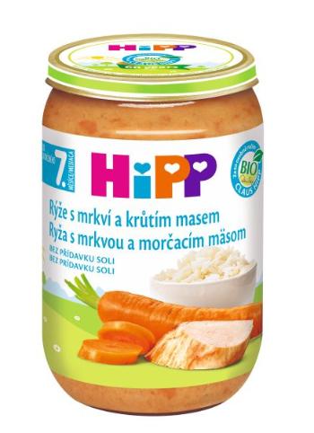 Hipp JUNIOR MENU BIO Rýže s mrkví a krůtím masem 220 g