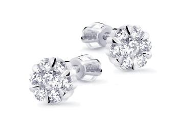 Cutie Jewellery Krásné náušnice z bílého zlata se zirkony Z8039-30-10-X-2