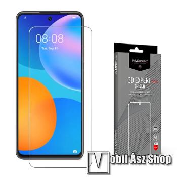 MYSCREEN 3D EXPERT PRO SHIELD képernyővédő fólia - Crystal Clear - 1db, törlőkendővel, 0.15mm, ÖNREGENERÁLÓ! - A TELJES KIJELZŐT VÉDI! - HUAWEI P smart (2021) / HUAWEI Y7a / Honor 10X Lite - GYÁRI