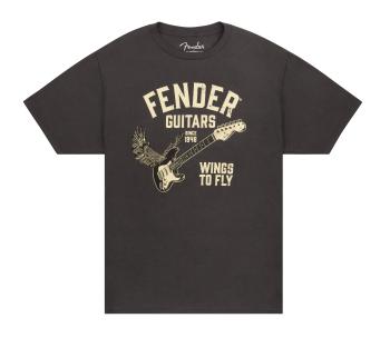 Fender Wings To Fly T-Shirt Vintage Black L