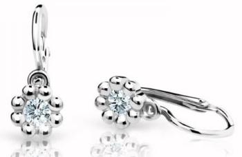 Cutie Diamonds Kytičkové dětské náušnice z bílého zlata s brilianty DC2030-10-00-X-2