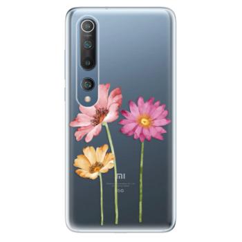 Odolné silikonové pouzdro iSaprio - Three Flowers - Xiaomi Mi 10 / Mi 10 Pro