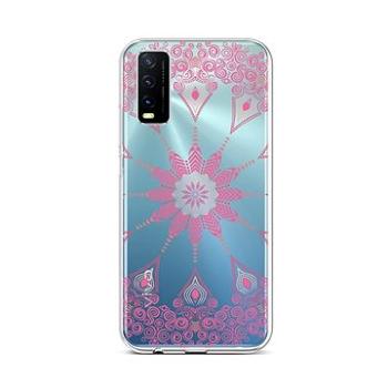 TopQ Kryt Vivo Y20s silikon Pink Mandala 56935 (Sun-56935)