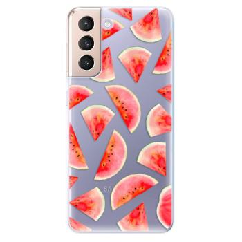 Odolné silikonové pouzdro iSaprio - Melon Pattern 02 - Samsung Galaxy S21