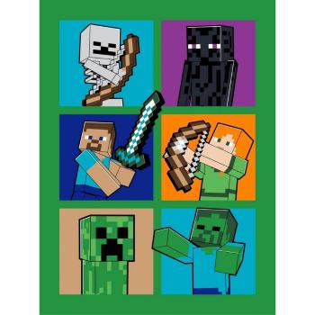 Carbotex Dětská deka Minecraft Figure, 150 x 200 cm