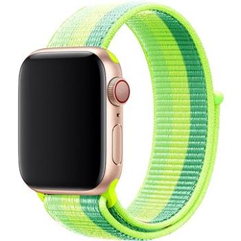 Eternico Airy pro Apple Watch 42mm / 44mm / 45mm / Ultra 49mm Green Stripes (AET-AWAY-BrBrB-42)