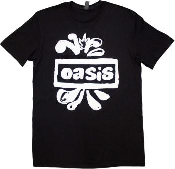 Oasis Ing Logo Splat Unisex Black M