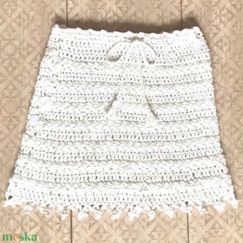 Egyedi fesztivál, strandszoknya jázmin / csillag mintával, XS - Kisherceg design