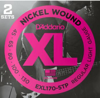 D'Addario EXL170-5TP Struny pro 5-strunnou baskytaru