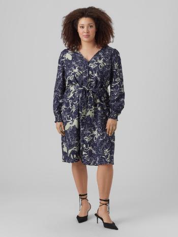 Vero Moda Curve Šaty Modrá