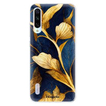 Odolné silikonové pouzdro iSaprio - Gold Leaves - Xiaomi Mi A3