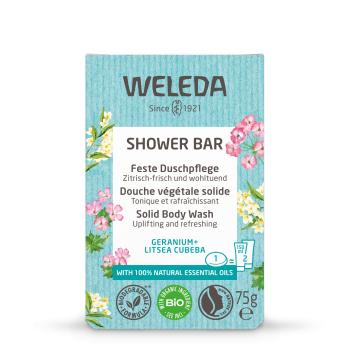 Weleda Aromatické bylinkové mýdlo Geranium + Litsea Cubeba (Shower Bar) 75 g