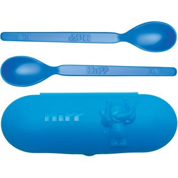 Hipp Spoons Set jídelní set na cesty Blue