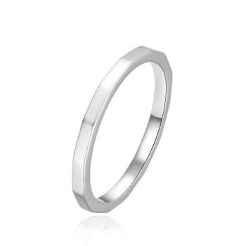 Agato Něžný stříbrný prsten AGT-R70W 62 mm
