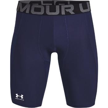 Under Armour HEATGEAR ARMOUR LONG SHORTS Pánské kompresní kraťasy, tmavě modrá, velikost