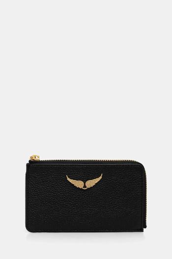 Kožená peňaženka ZADIG&VOLTAIRE dámska, zelená farba, LWSG00011