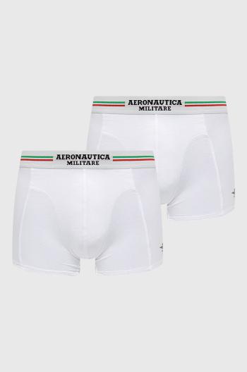 Boxerky Aeronautica Militare (2-pack) pánské, bílá barva