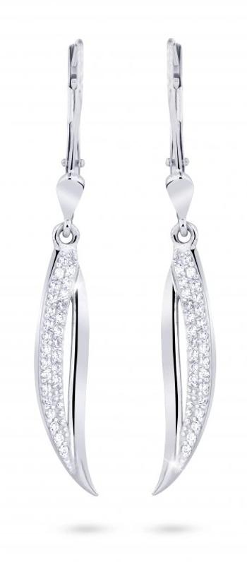 Cutie Diamonds Elegantní náušnice z bílého zlata s diamanty DZ8046-55-00-X-2
