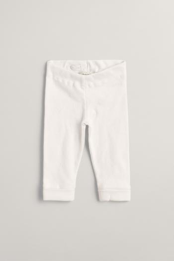 LEGÍNY GANT POINTELLE JERSEY LEGGINGS WHITE