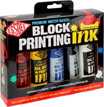 Essdee Block Printing Ink Barva na linoryt 5 x 300 ml