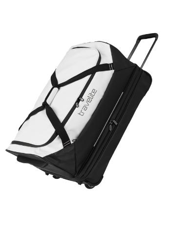 Travelite Basics Wheeled Duffle Exp. Cestovní taška Bílá