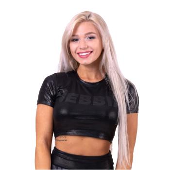 Dámský crop top Nebbia "Sandra D" 657  Black  L