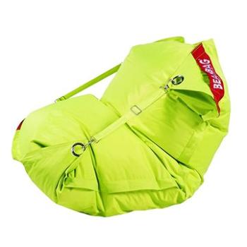 BeanBag Sedací pytel 189×140 comfort s popruhy fluo limet (BB189×140-fluolimet)