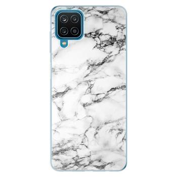 Odolné silikonové pouzdro iSaprio - White Marble 01 - Samsung Galaxy A12