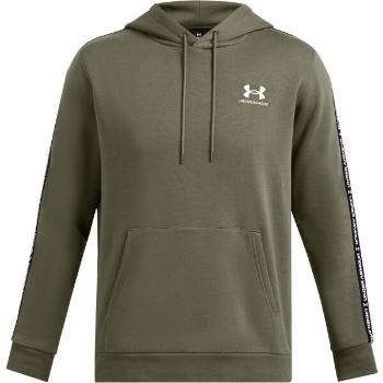 Under Armour ICON FLEECE TAPING Pánská mikina, khaki, velikost