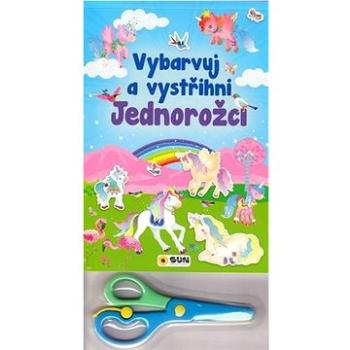 Vybarvuj a vystřihni Jednorožci (8592257007892)