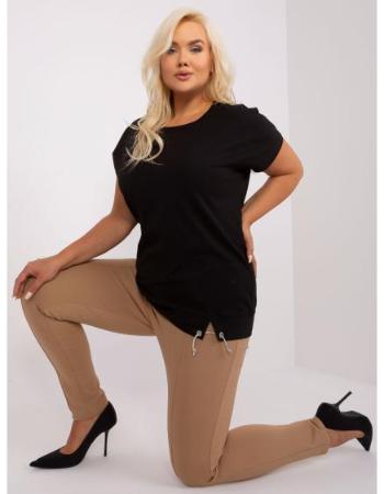 Dámská halenka z bavlny plus size ORMUH černá