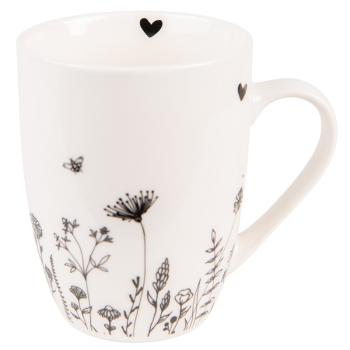 Porcelánový hrnek s květinami Flora And Fauna - 12*8*10cm / 300ml FAFMU