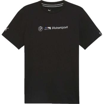 Puma BMW M MOTORSPORT LOGO TEE+ Pánské triko, černá, velikost