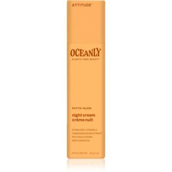 Attitude Oceanly Night Cream rozjasňující noční krém s vitaminem C 30 g