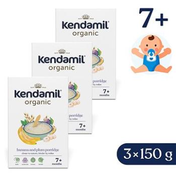 Kendamil BIO nemléčná kaše se švestkami a banánem (3× 150 g) (8594200263119)