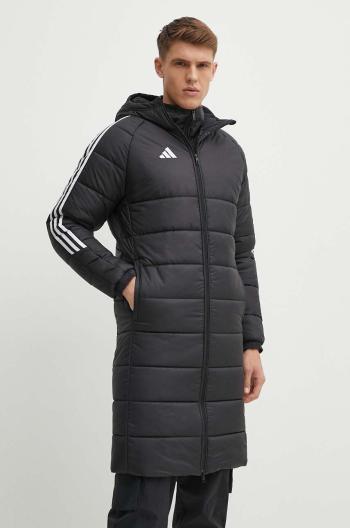 Bunda adidas Performance TIRO pánská, černá barva, zimní, IJ7389