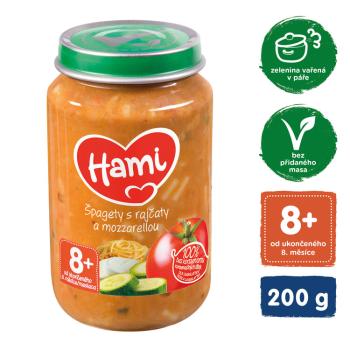 HAMI Špagety s rajčaty a mozzarelou (200 g) - zeleninový příkrm