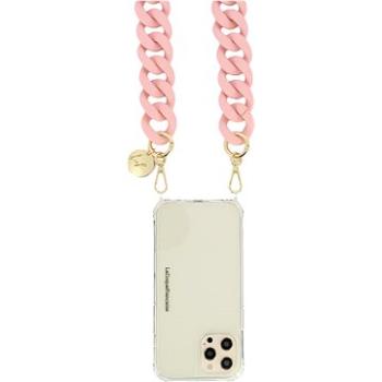 La Coque Francaise Alice phone chain pale pink mat  (LE306070)