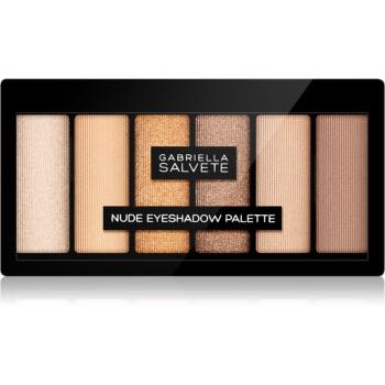 Gabriella Salvete Eyeshadow 6 Shades Palette szemhéjfesték paletta árnyalat 01 Nude 12 g