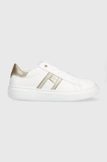 Dětské sneakers boty Tommy Hilfiger bílá barva