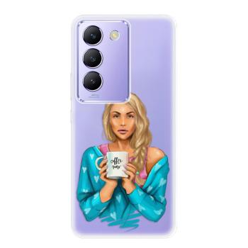 Odolné silikonové pouzdro iSaprio - Coffe Now - Blond - Vivo V40 SE 4G/5G