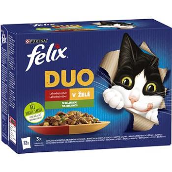 Felix Fantastic DUO hovězí a drůbeží, jehněčí a kuře, krůta a kachna, vepřové a zvěřina se zeleninou (7613039776643)