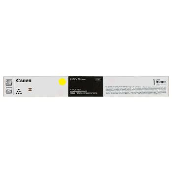 CANON CEXV-58 Y - originální toner, žlutý, 26000 stran